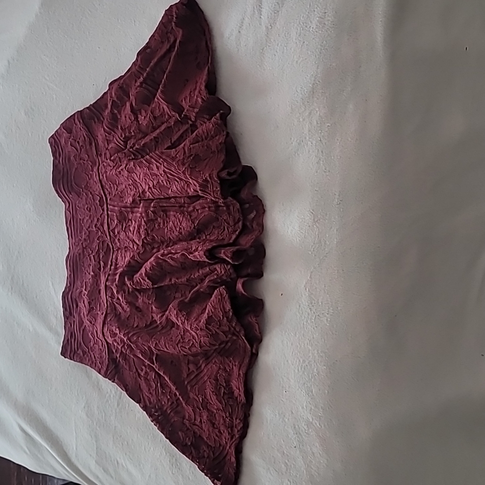 Hollister, Small, Burgundy, Skirt